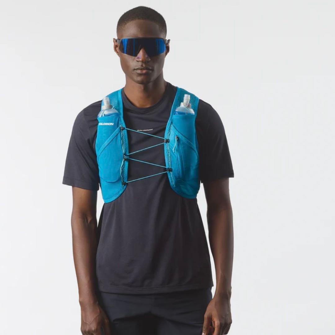 新品未使用】サロモンACTIVE SKIN 4 ランニングベスト M フラスク付