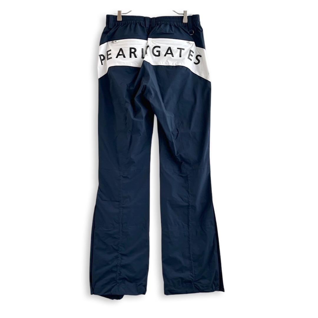 743 パーリーゲイツ 定価61,600円ビックロゴ レインウェアネイビー0 S