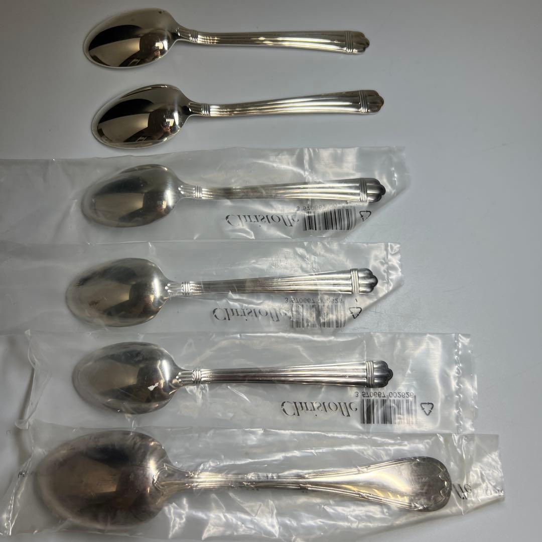 クリストフル　アリアカトラリー19点　箱（小）付　502g東Y8-0316☆2F