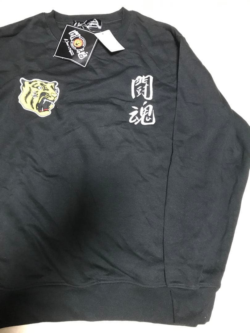 新品 阪神タイガース XL プロレス アントニオ猪木 スウェット 刺繍 長袖