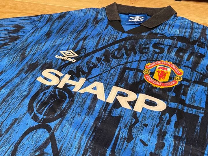 92/93マンチェスターユナイテッド アウェーユニフォーム カントナ