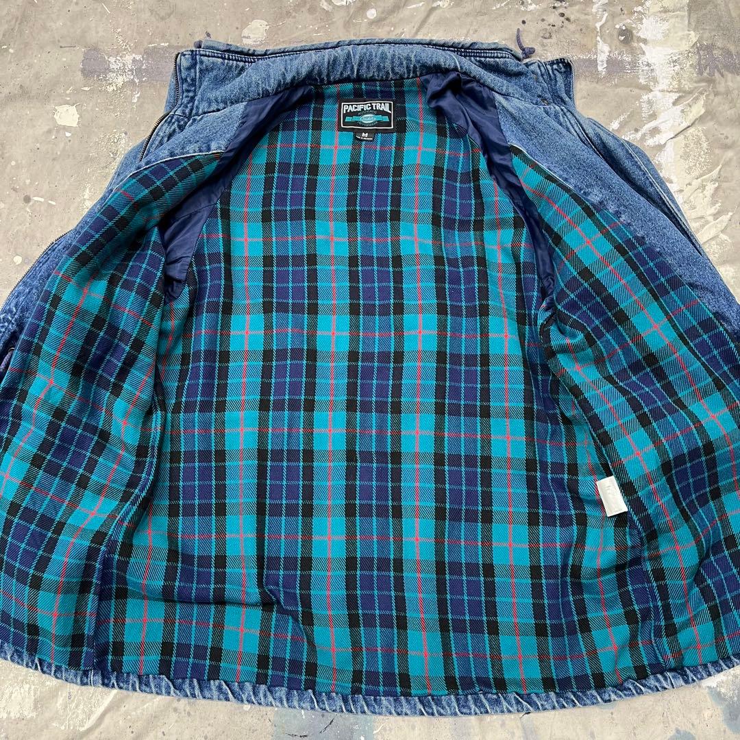 90s デニムジャケット ハーフコート フィールドコート ハンティング ブルゾン