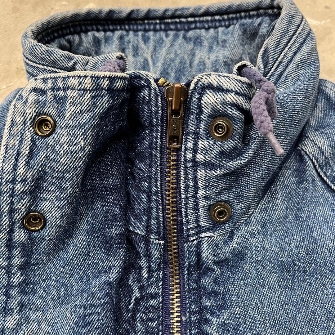 90s デニムジャケット ハーフコート フィールドコート ハンティング ブルゾン