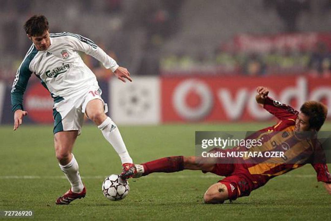 激レア　リバプール 2006/07 UCL選手用長袖3rdユニフォーム　アロンソ