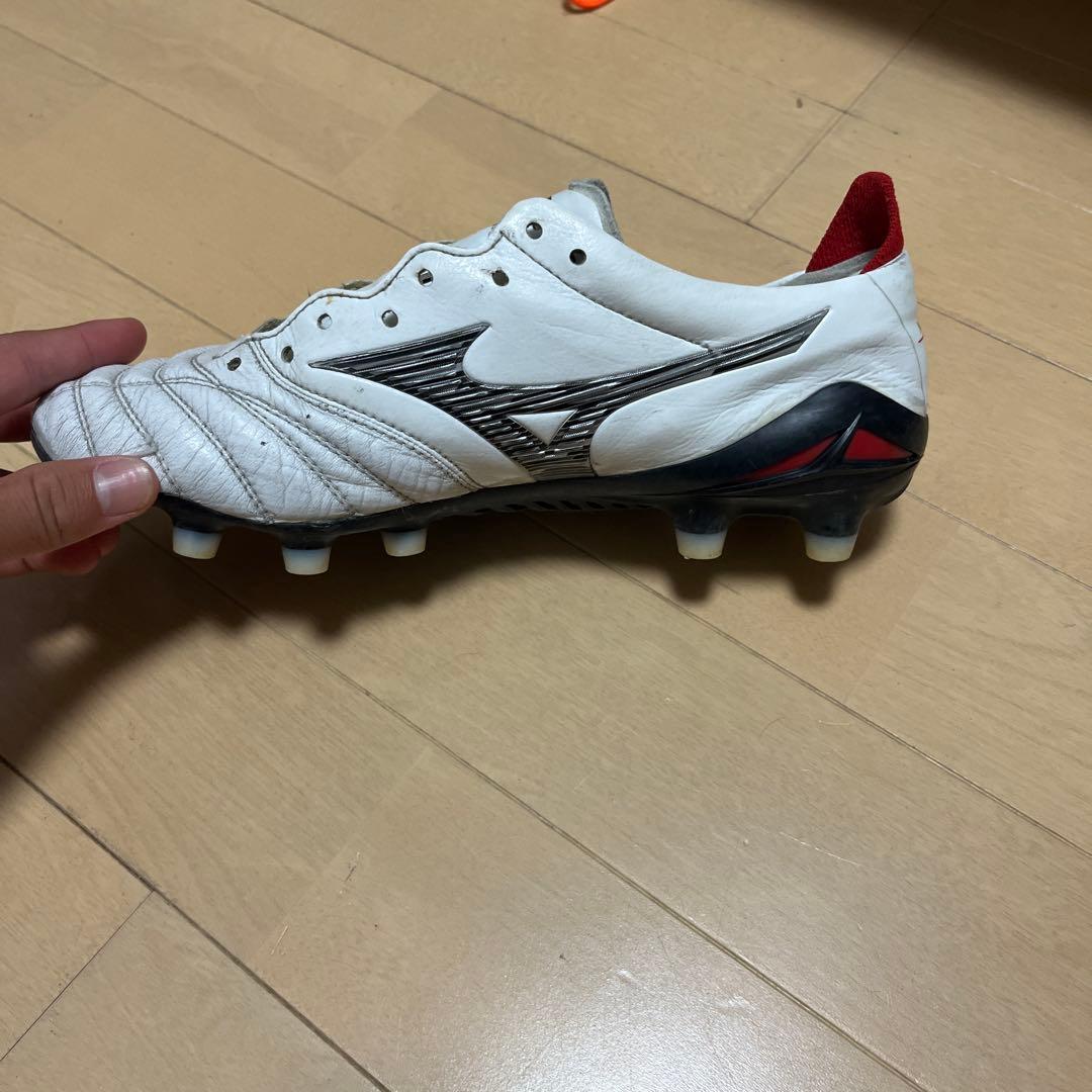 Mizuno Japan モレリアネオ4サッカーシューズ ホワイト/レッド