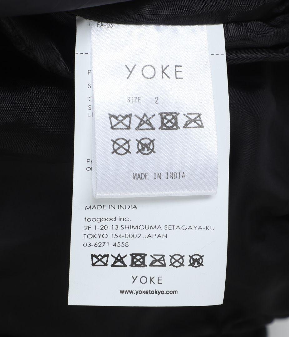 YOKE　Carf Leather Truck Jacket ブラック　サイズ2