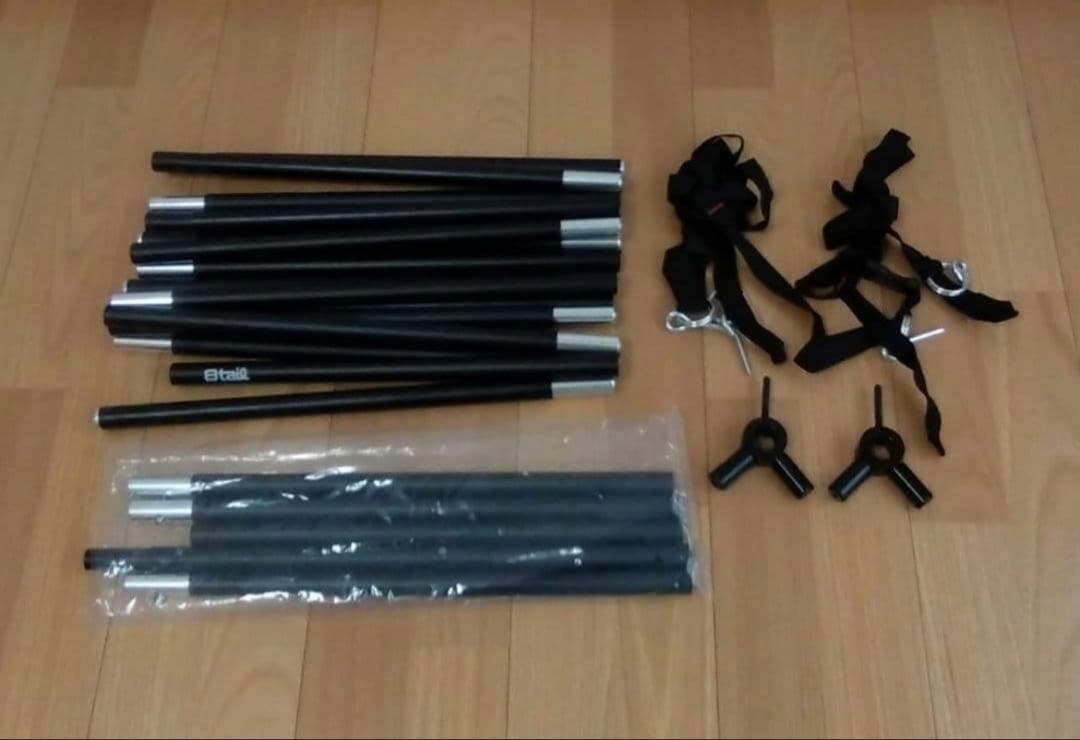 パップテント　8tail 二又ポール　接続ポール