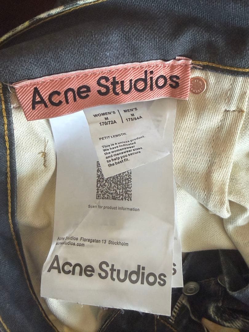 Acne Studios トロンプルイユ　デニム　チェーン柄　午年