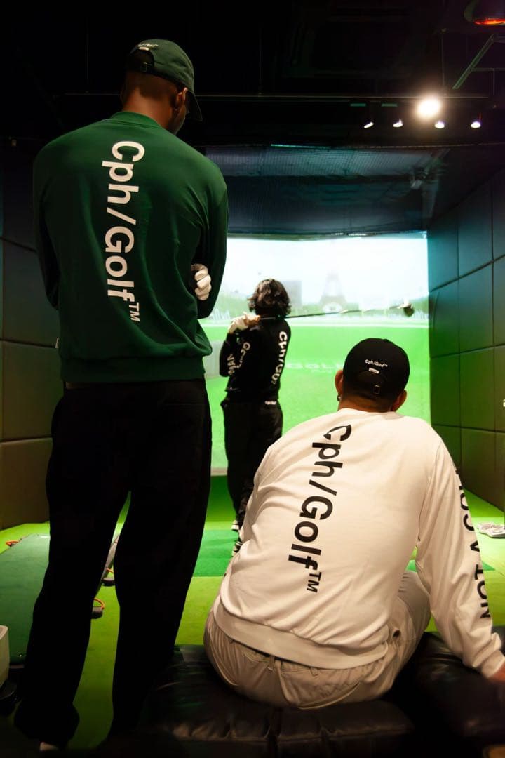 ロゴモックネックシャツ　ホワイト　XL