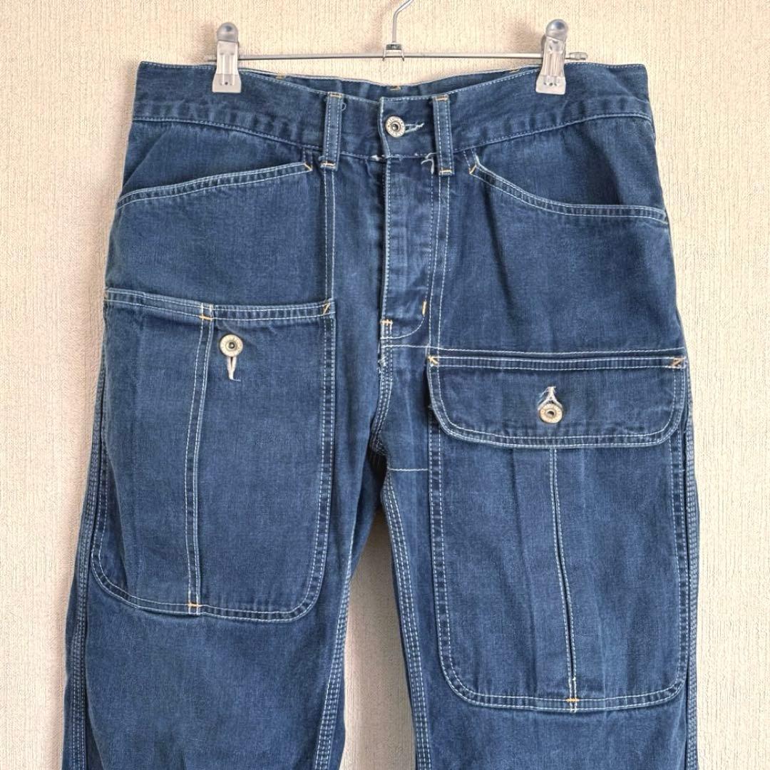 【希少】ユーロリーバイス　デニムジーンズ　モロッコ製　ガチャポケ　シンチバック