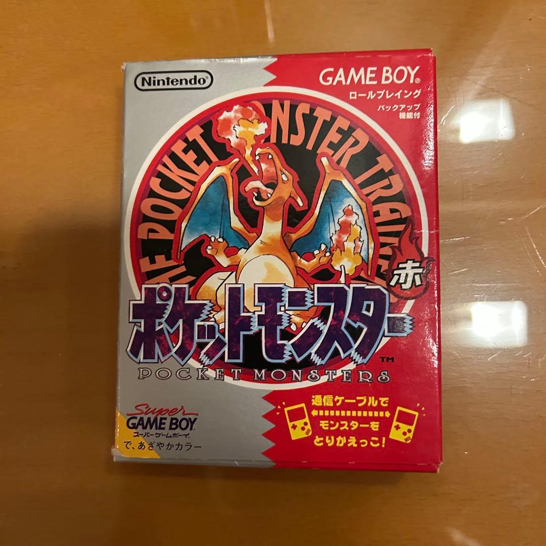 ポケットモンスター　赤　緑　ピカチュウ　箱有　説明書等付　ゲームボーイ　GB