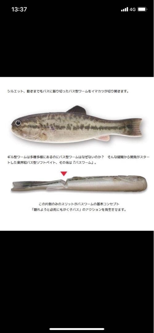 IMAKATSU バスワーム145 3個入り　レイジースイマー