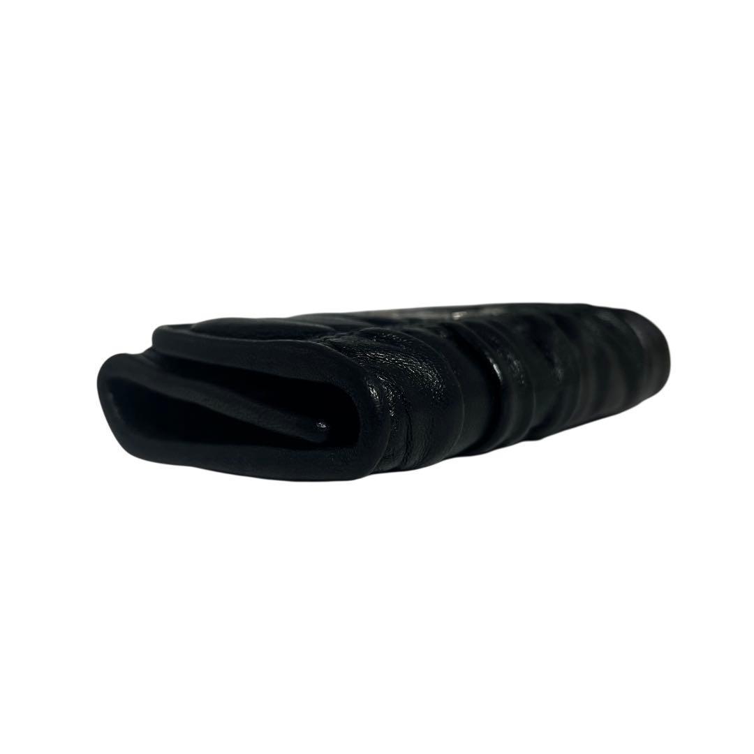 希少✨PRADA プラダ キーケース 6連 ナッパレザー ロゴ金具 ブラック