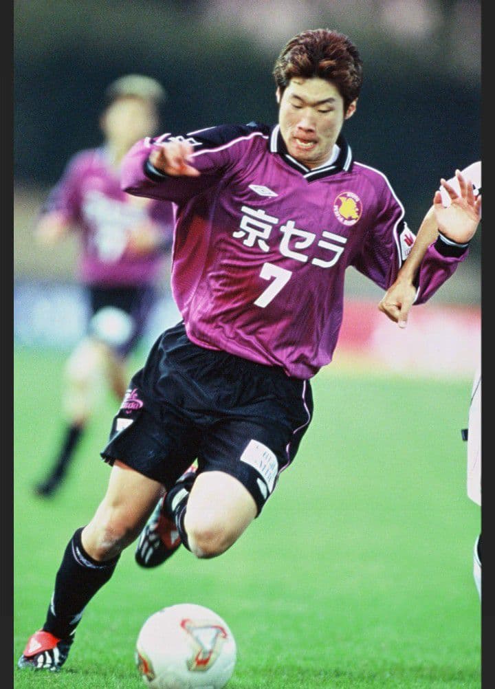 2001年　京都サンガ 長袖　松井大輔　パク・チソン　正規品　新品タグ付き