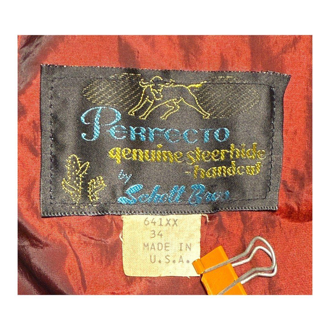 M*i様 90s Schott 641XX シングルライダース 34