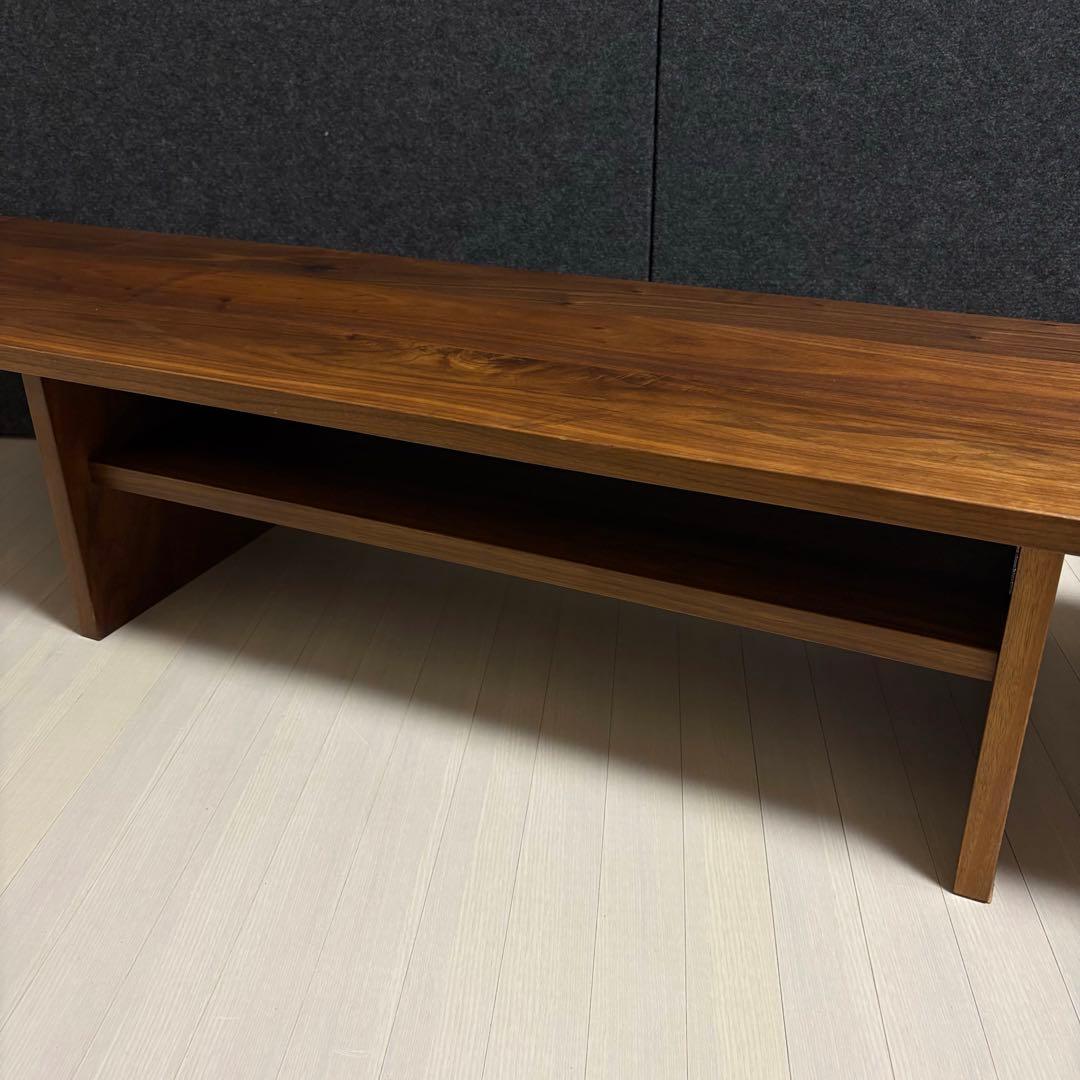 大川家具　コの字　Konoji テレビボード　無垢材　ウォールナット　テレビ台