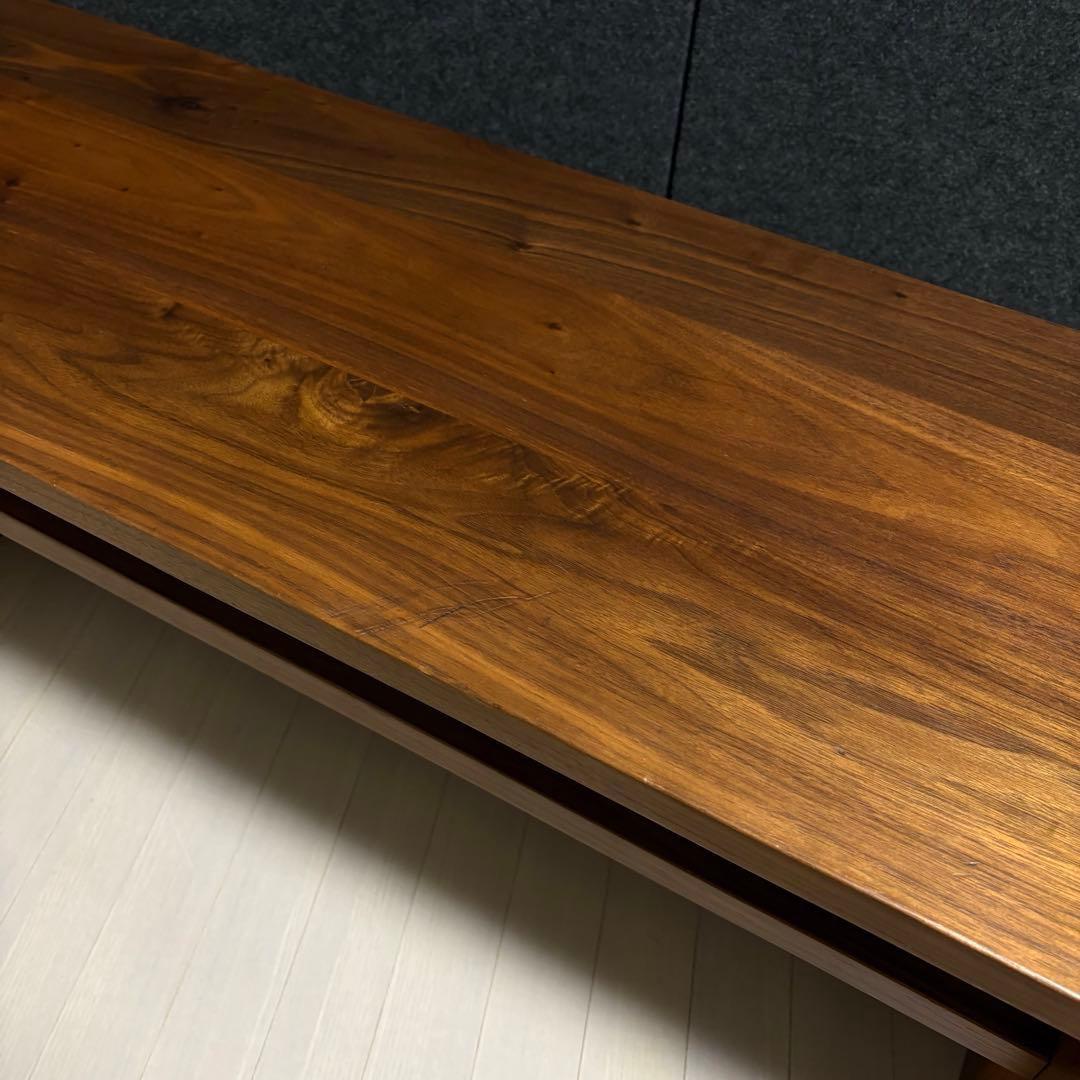 大川家具　コの字　Konoji テレビボード　無垢材　ウォールナット　テレビ台