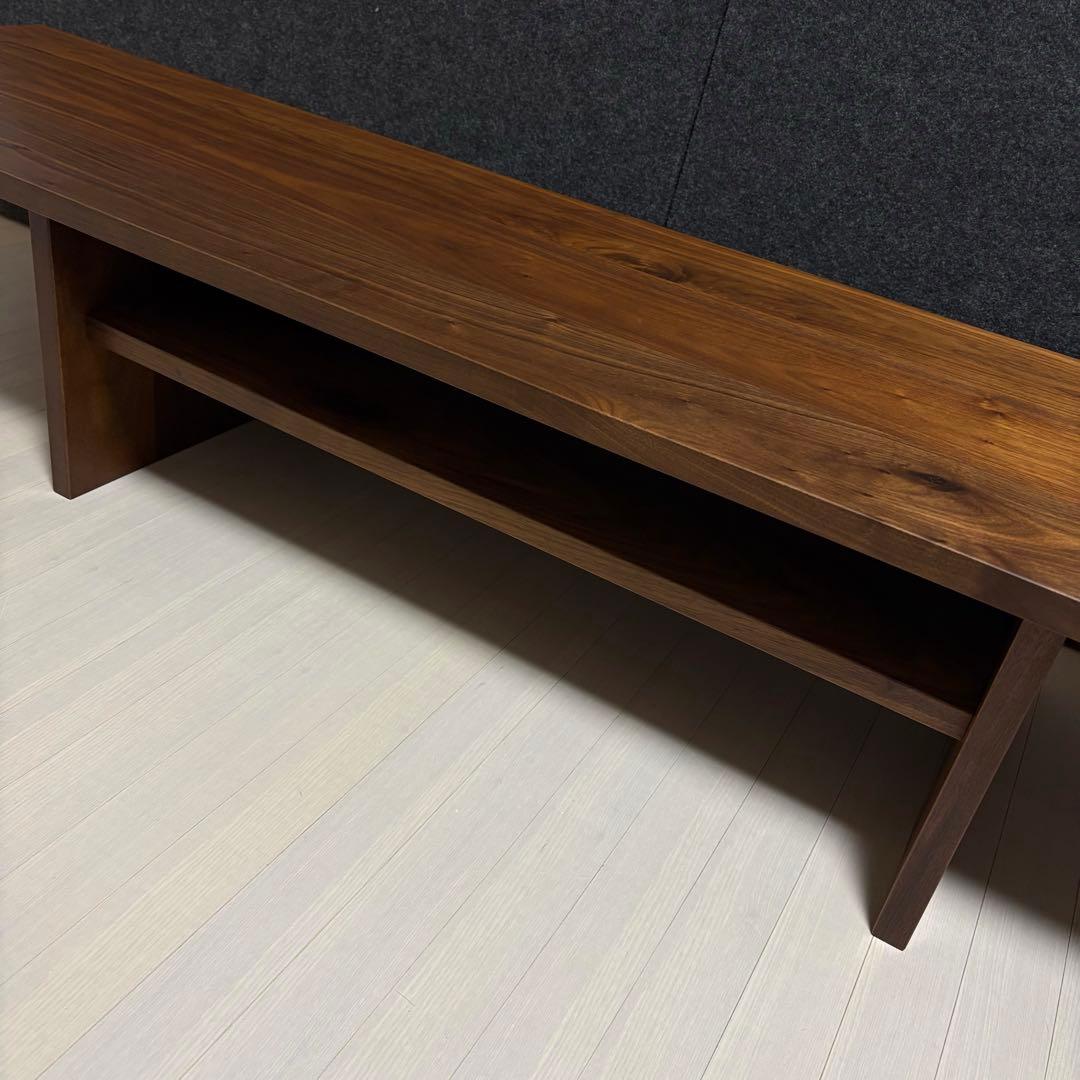 大川家具　コの字　Konoji テレビボード　無垢材　ウォールナット　テレビ台