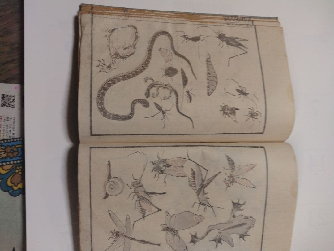 北斎漫画初編　全ペ−ジ欠けなし