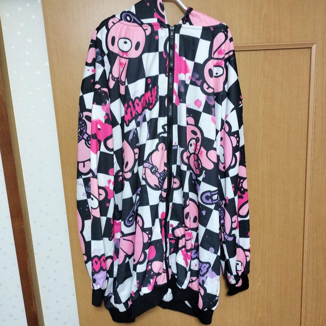 新品タグ付き　ACDC RagチェックグルーミーZIPパーカー