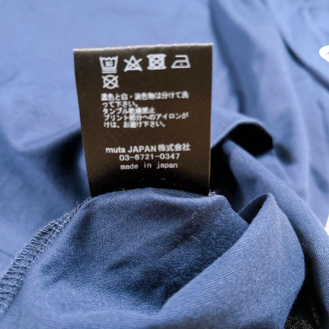 【レディース0】ムータマリン　半袖モックネック　ゴルフ　ネックロゴ