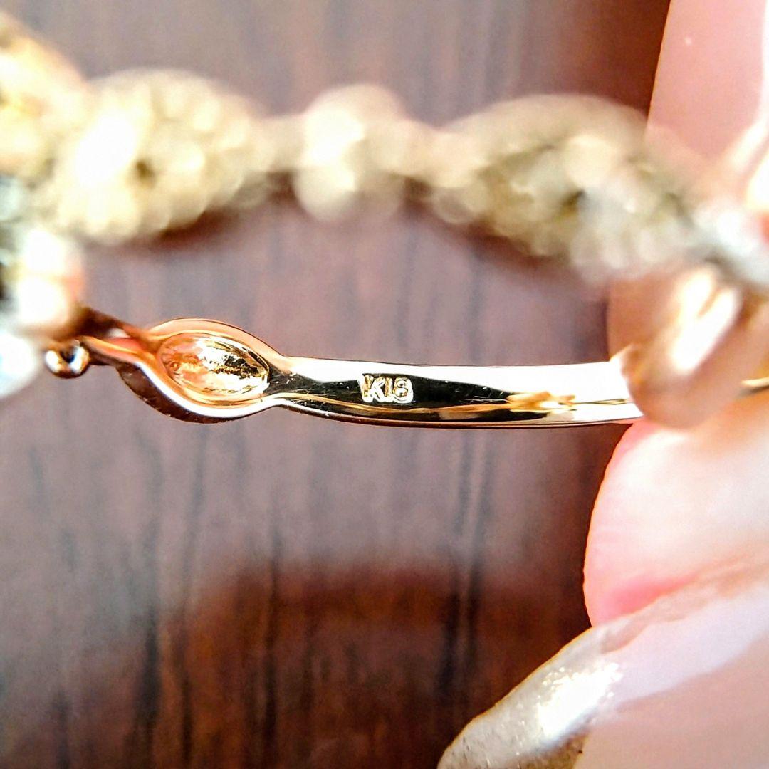yukoローズカット ダイヤモンド✨リング K18 18金 新品仕上げ済み