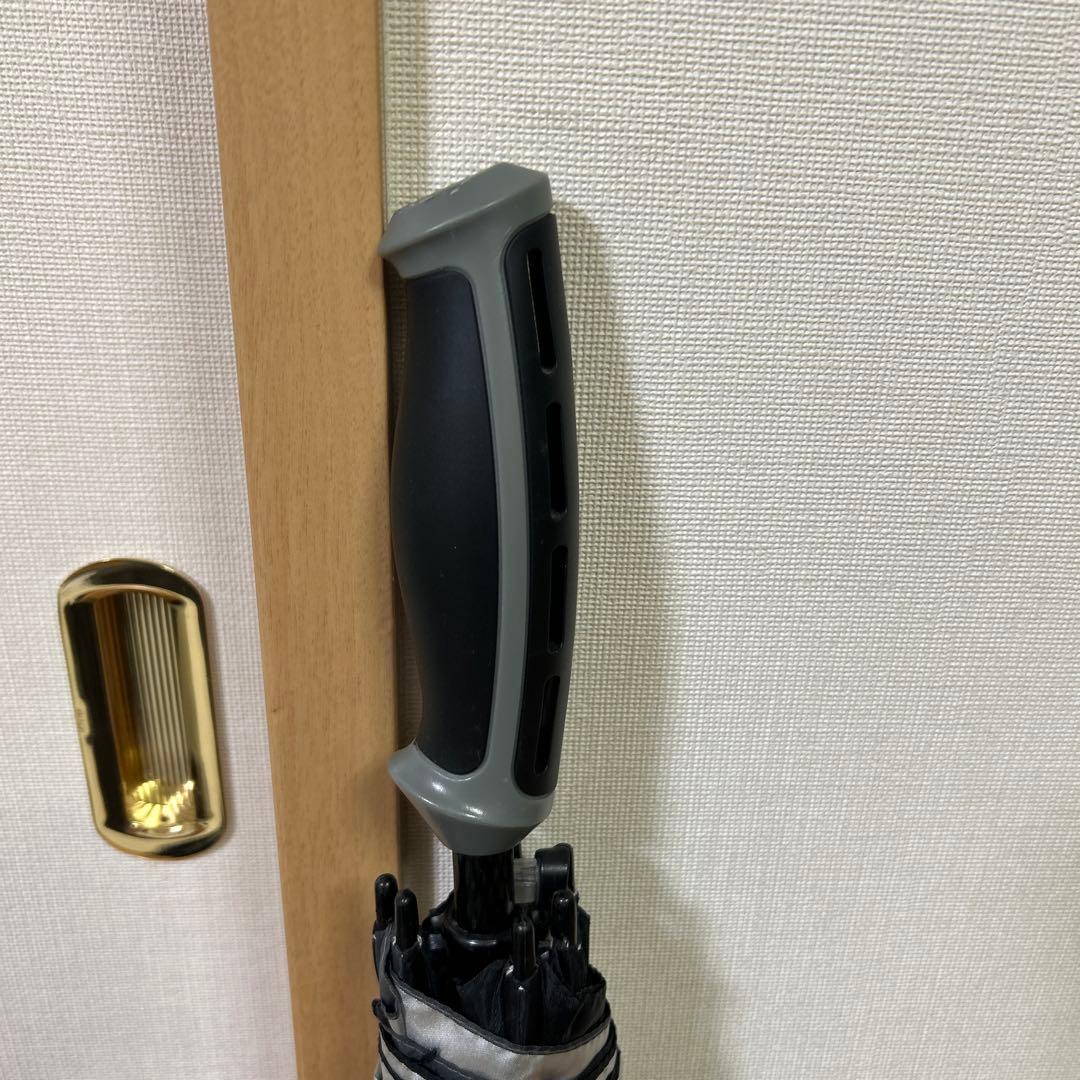 特大日傘　adidas 黒　ゴルフ　サッカー観戦