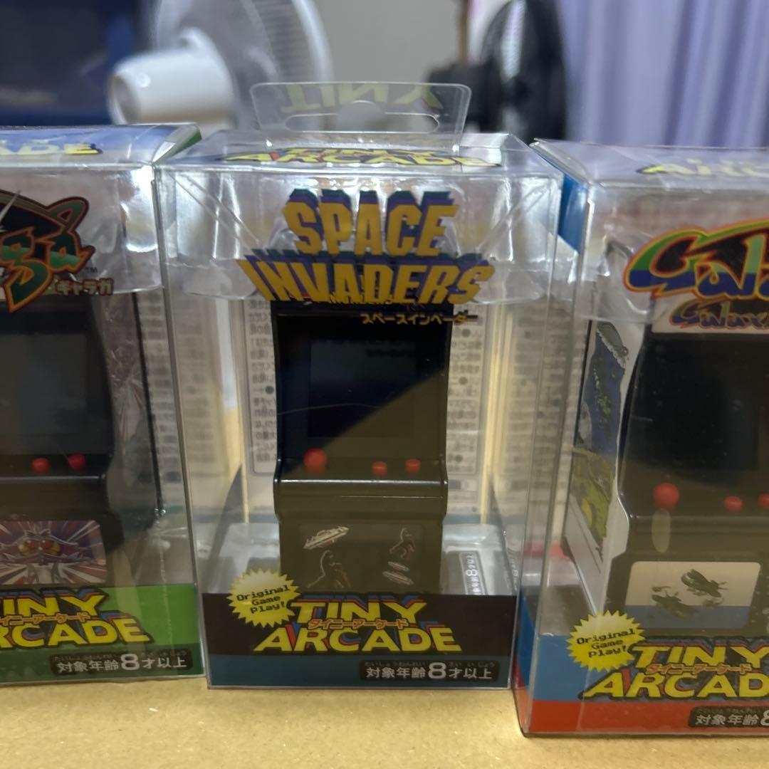 タイニーアーケード　パックマン、スペースインベーダーなど5台セット新品未開封