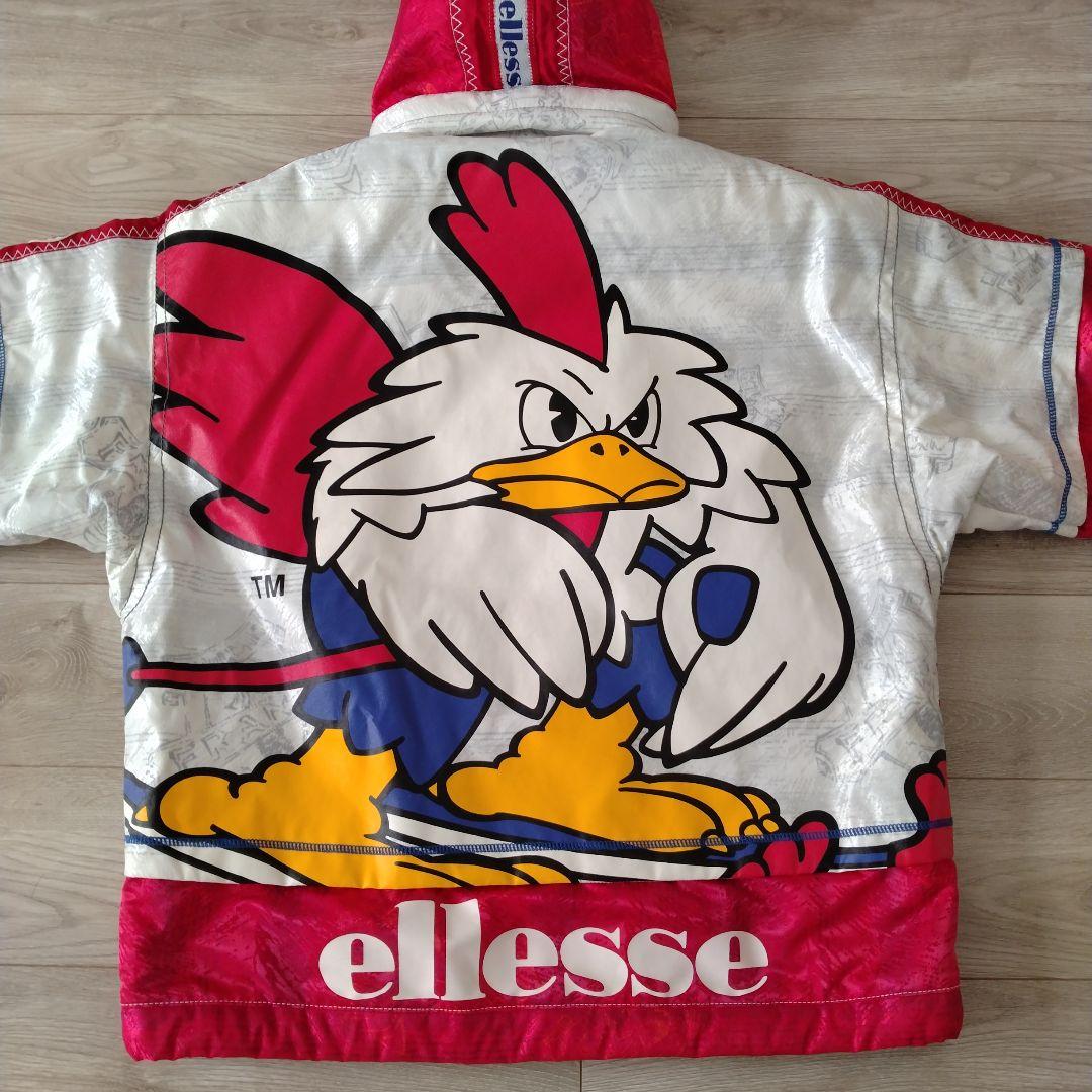 マ*ス様 ellesse スキーウェアセット 赤/銀