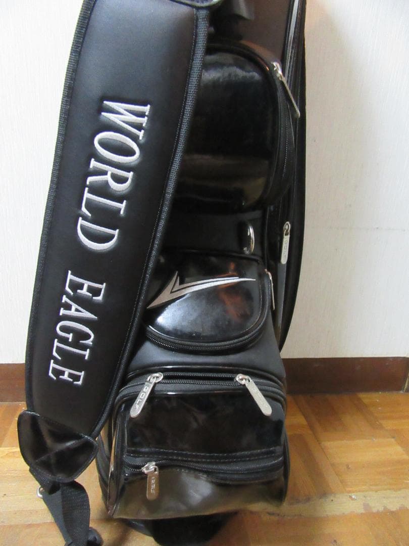 ★ワールドイーグル★WORLD EAGLE★ゴルフ.バック★黒★フードなし★