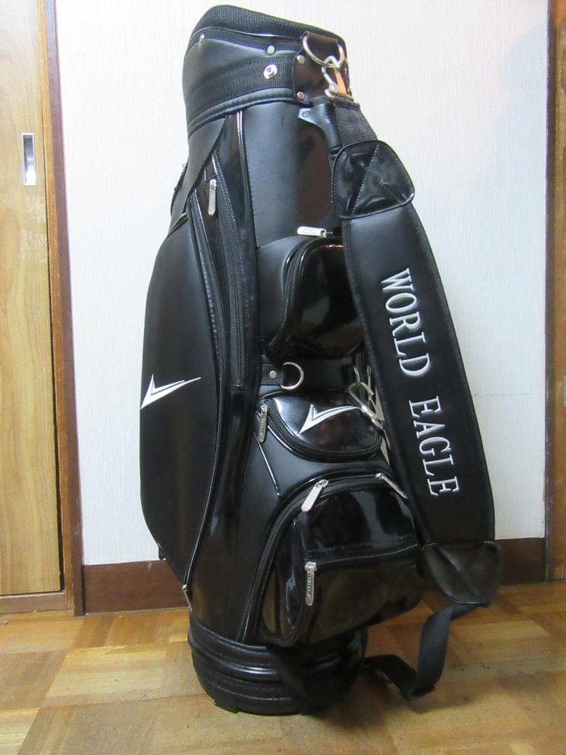 ★ワールドイーグル★WORLD EAGLE★ゴルフ.バック★黒★フードなし★