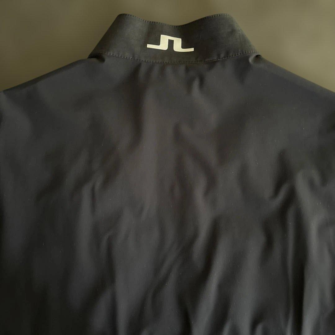 ジェイリンドバーグ　ブラック フルジップジャケット 中綿パネル付き