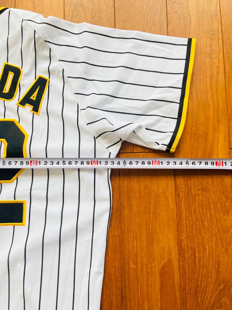 阪神タイガース 山田　ユニフォーム 山田脩也　ミズノ　ホーム　刺繍　メンズ　S