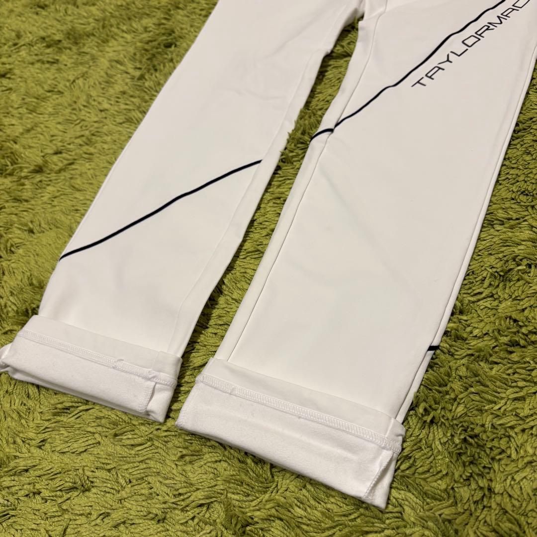 TaylorMade テーラーメイド レディースパンツ 裏起毛 ホワイト Ｌ