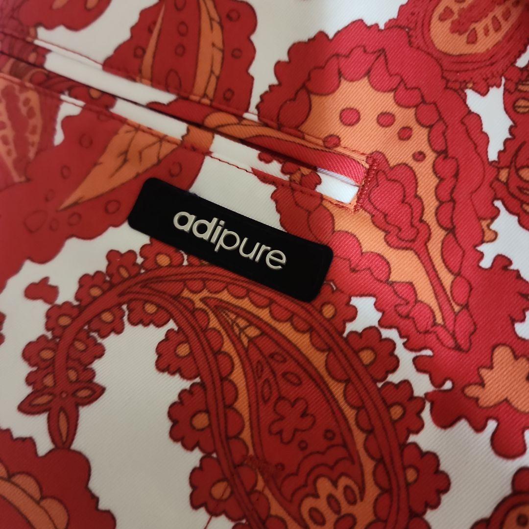 【新品タグ付き】adidasゴルフ adipure ペイズリー柄　赤 XL