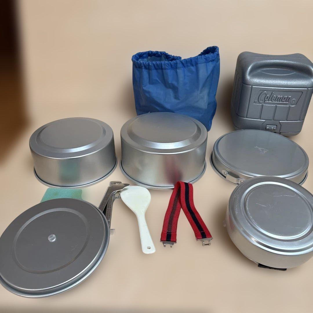 Coleman シングルストーブ 508A&クッカー