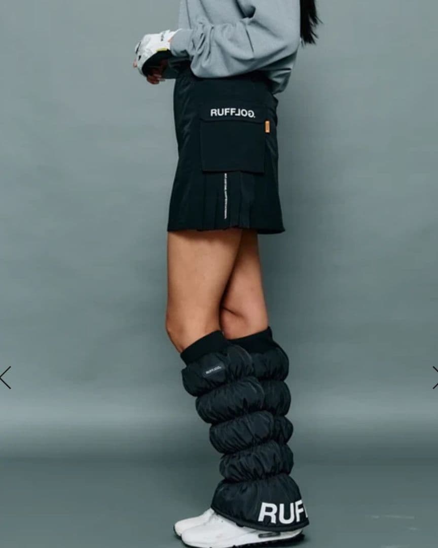 S ラフロッグ RUFFLOG ゴルフ レディース スカート インナー ブラック