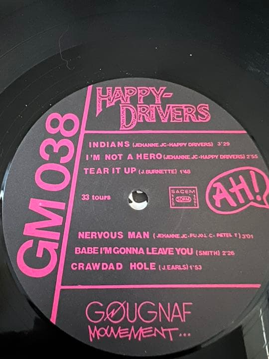 １９８８年　フランス　サイコビリー　ハッピードライバーズ