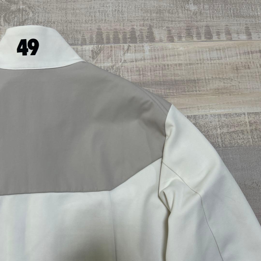 TFW49★モノトーン★ストレッチ★ダブルジップジャケット【メンズ サイズM】