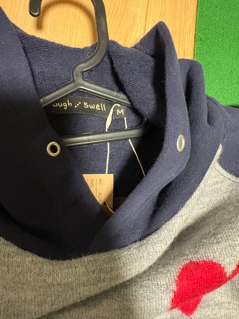 ラフ＆スウェル　ゴルフ　パーカー　Ｍサイズ 新品未使用　ネイビー　グレー