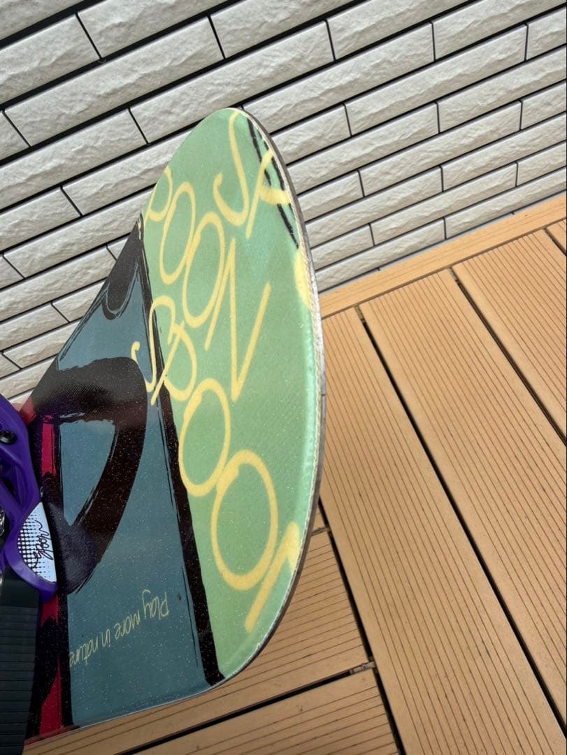 SPOON キッズ スノーボード 100cm ビンディング、ケース付き