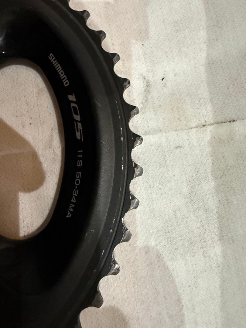 Shimano 105 クランクセット 170mm ブラック