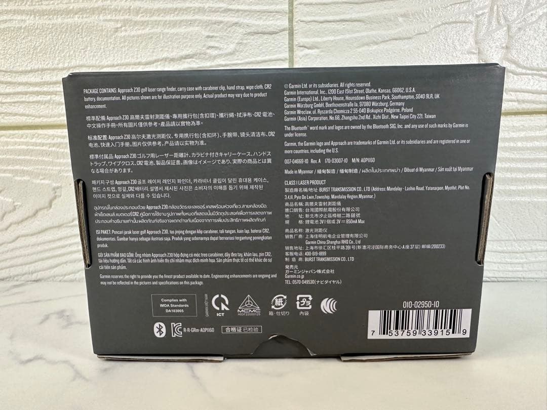 美品！GarminApproach Z30 ガーミン アプローチ レーザー距離計