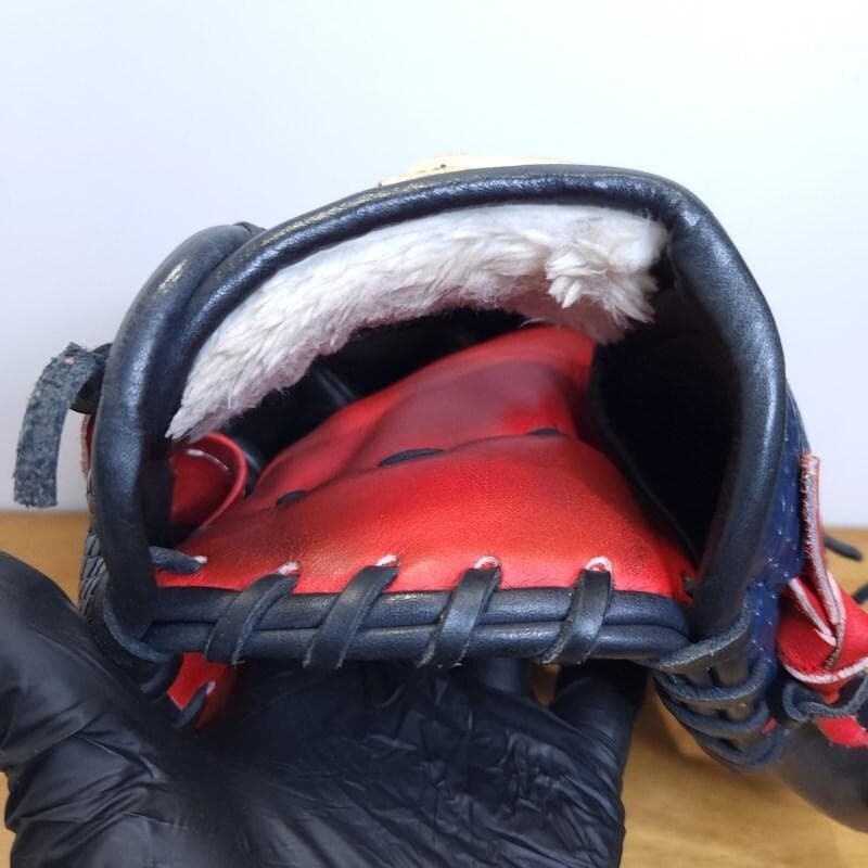 ウイルソン D5 デュアル 特別仕様スネークレザー 美品 内野用 軟式グローブ