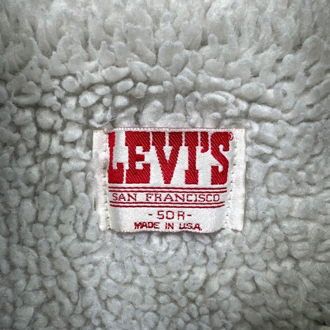 80sUSA製Levi’s70608シェルパ50Rボアトラッカー常田大希 T17