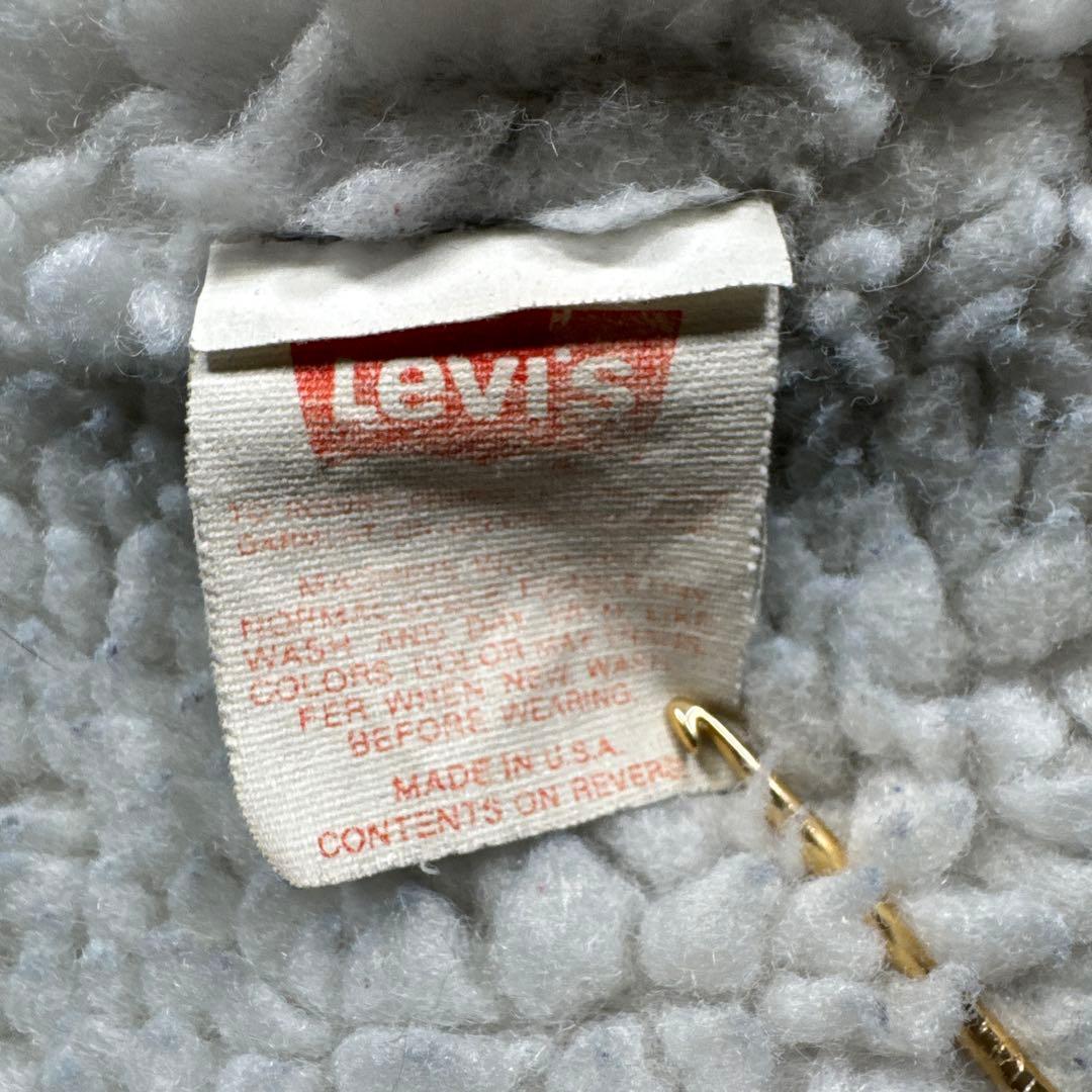 80sUSA製Levi’s70608シェルパ50Rボアトラッカー常田大希 T17