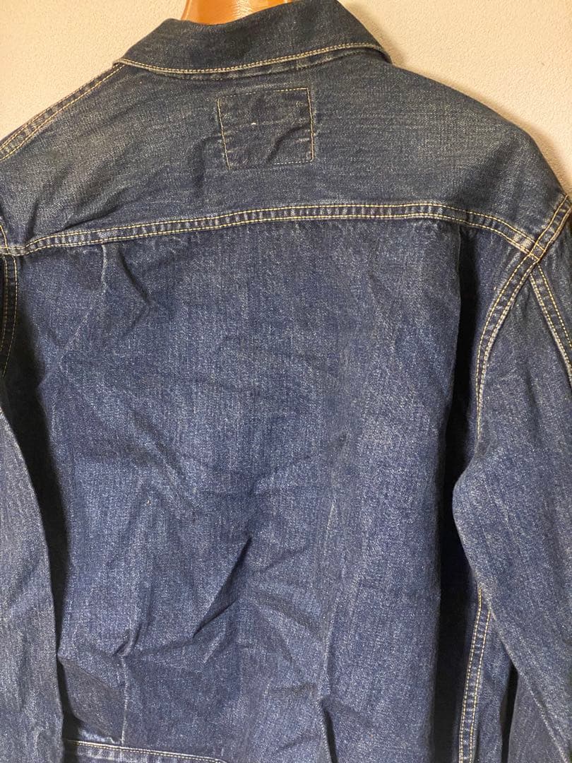 シュガーケーンデニムジャケット SC11953SH インディゴ 38サイズ
