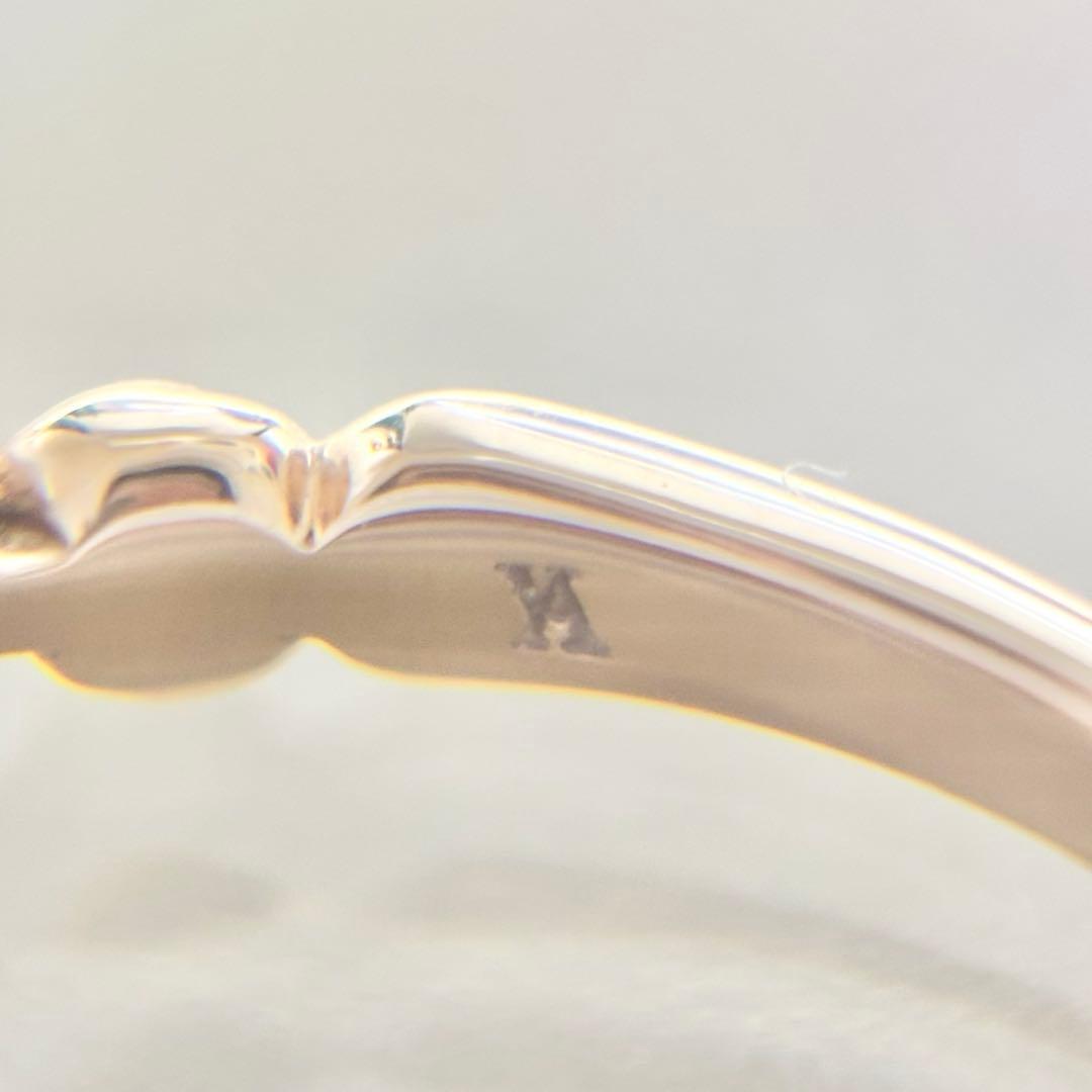 ヴァンドーム青山 k18 ダイヤ 薔薇 ハーフエタニティ リング