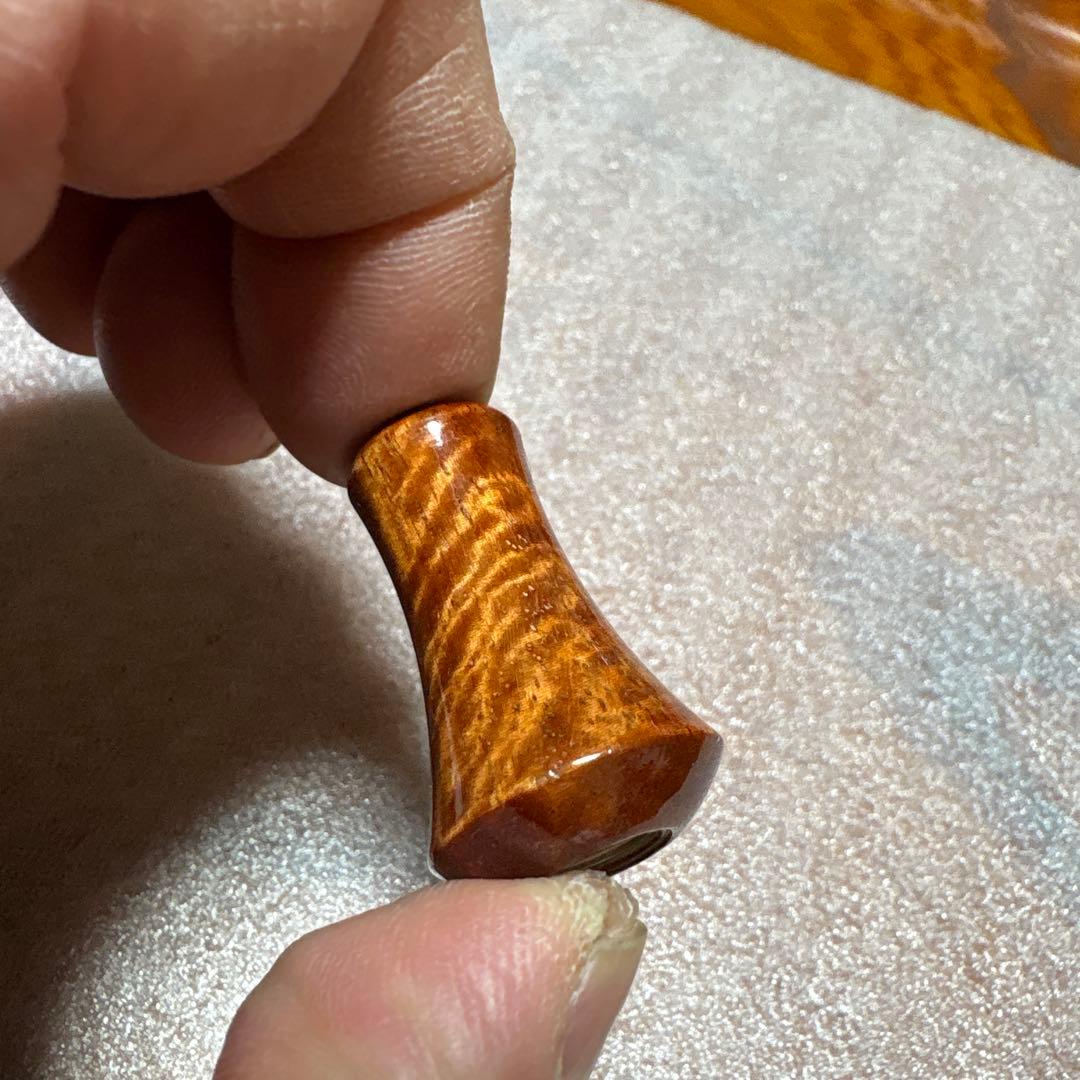 スプリームスタイル　ラウンドノブ　タイプA 本花梨　激虎杢　大人気