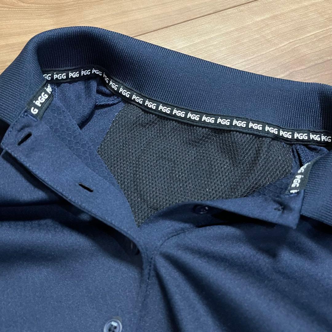 美品✨PGGネイビー ポロシャツ 半袖 レディース
